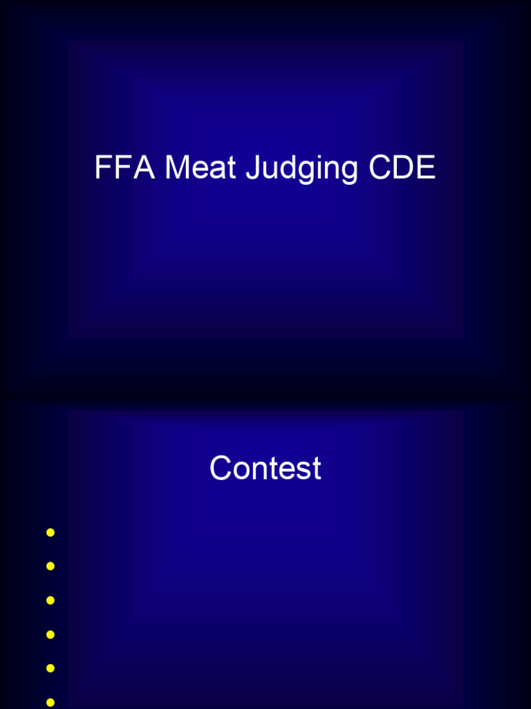 Meat Judging Tutorial | PDF | Beef | Meat