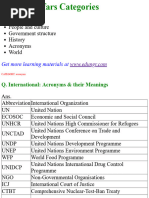 UN Branches and Their Abbreviations | PDF | United Nations ...