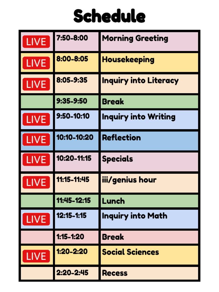 New Schedule Effective 09-29 | PDF