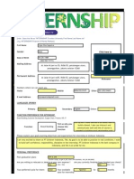 About You: (Note: Save This File As "INTERNSHIP - Function.University - First Name - Last Name - XLS"