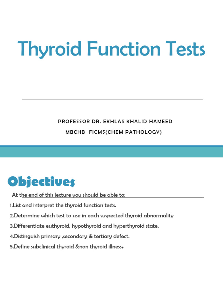 Bioch 3 | PDF | Hypothyroidism | Thyroid Stimulating Hormone
