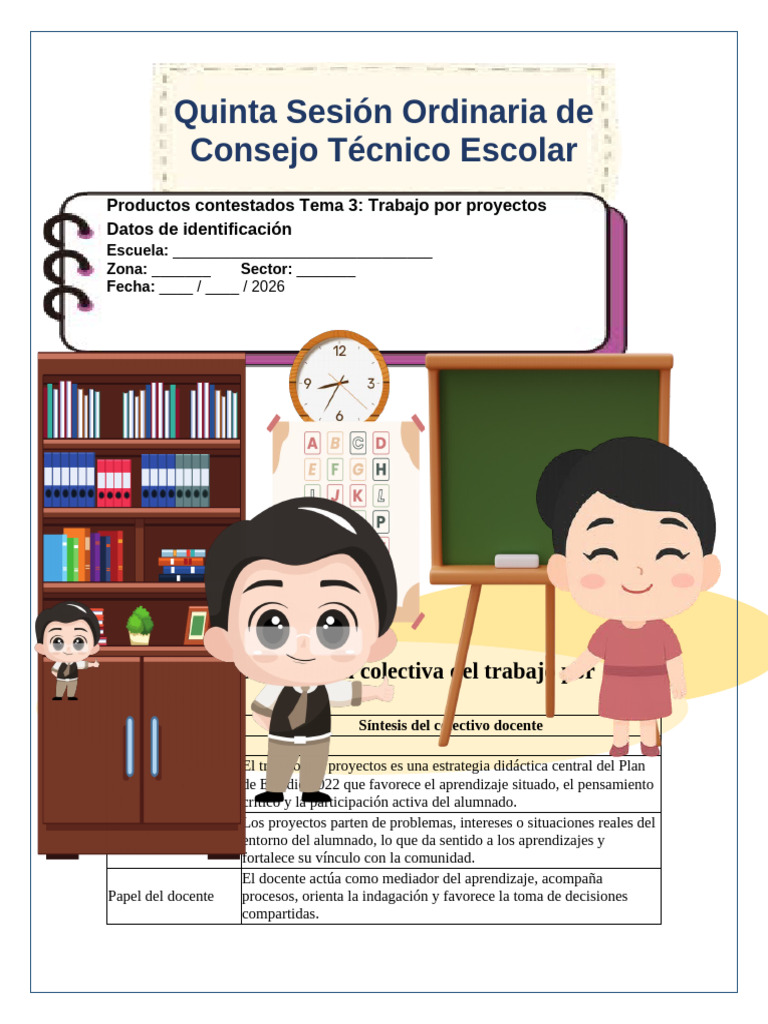 Productos Contestados CTE Tema 3 Trabajo Por Proyectos | PDF