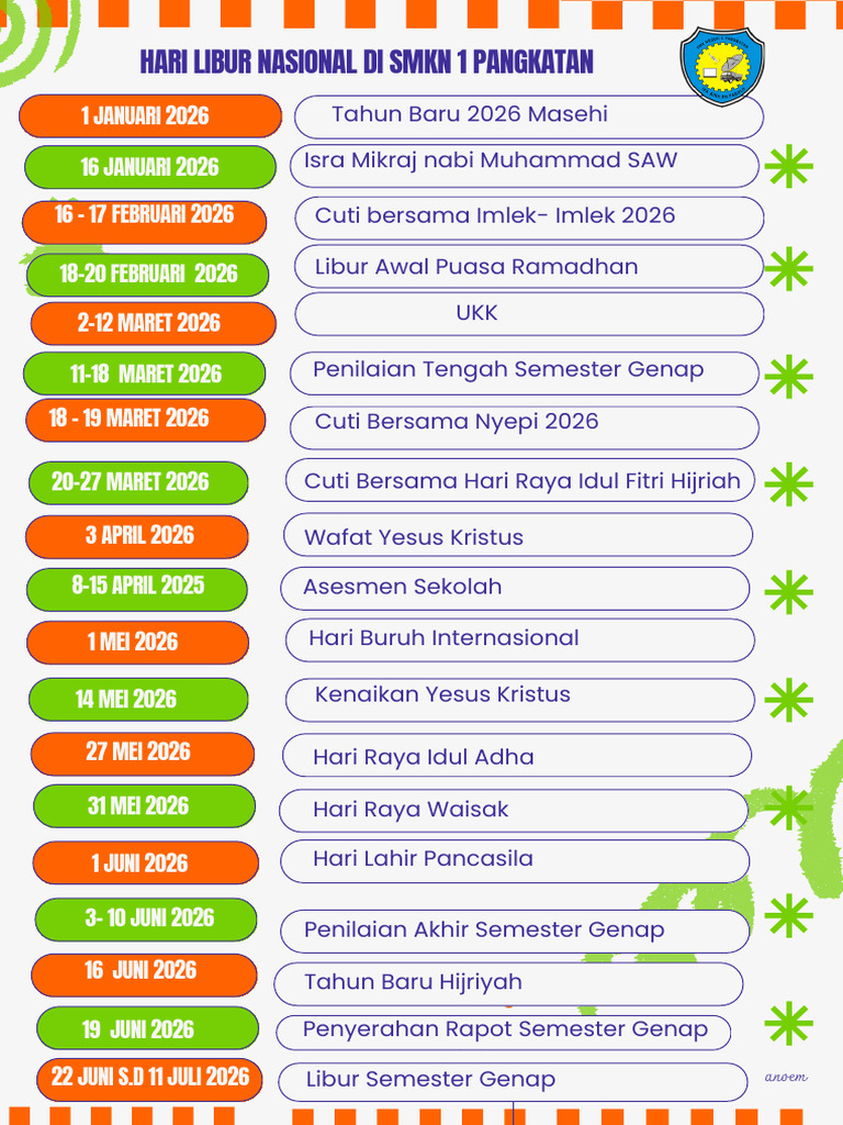 Hari Libur Nasional 2026 | PDF