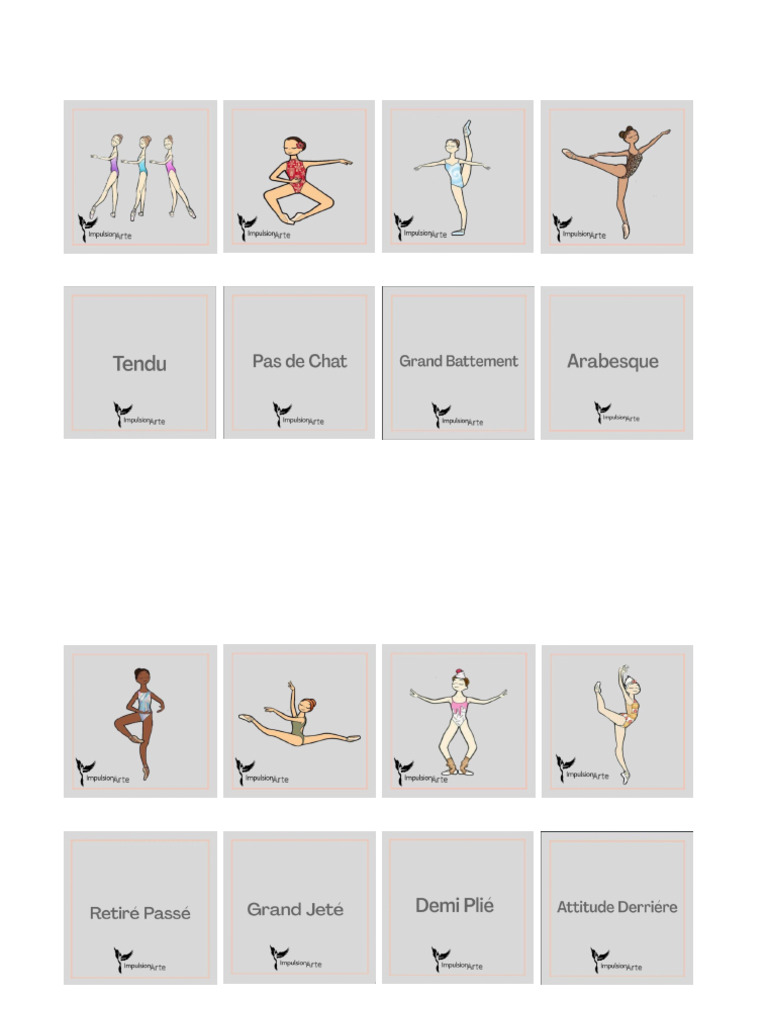 Jogo Da Memoria Ballet | PDF