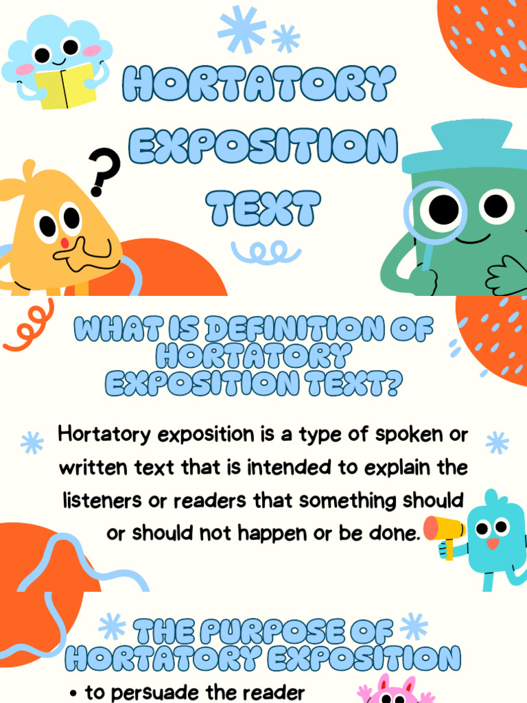 Hortatory Exposition Text | PDF