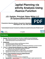J.D. Opdyke - ABA Presentation - Better Capital Planning via Exact Sensitivity Analysis Using the Influence Function - 07-20-12