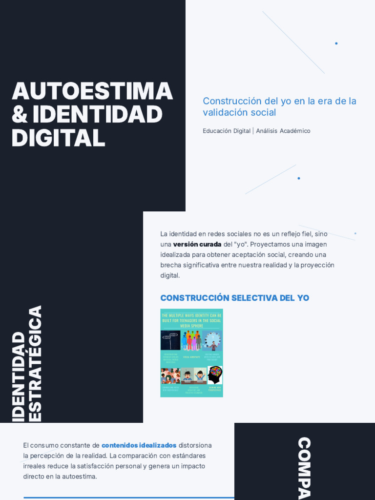 Autoestima e Identidad Digital en Redes Sociales | PDF | Autoestima ...