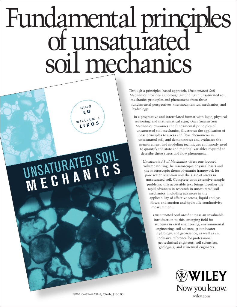 Principles of Unsaturated Soil Mechanics | PDF | Soil Mechanics | Soil