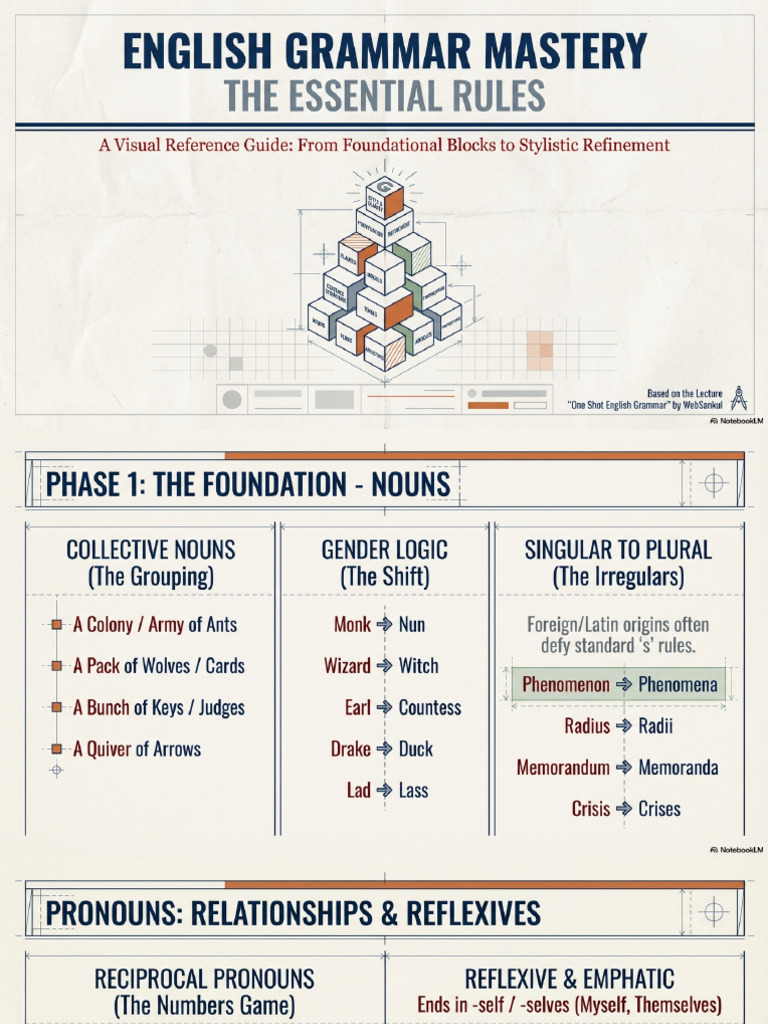 Grammar Mastery Blueprint | PDF