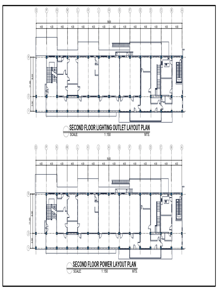 Second Floor Lighting Outlet Layout Plan | PDF