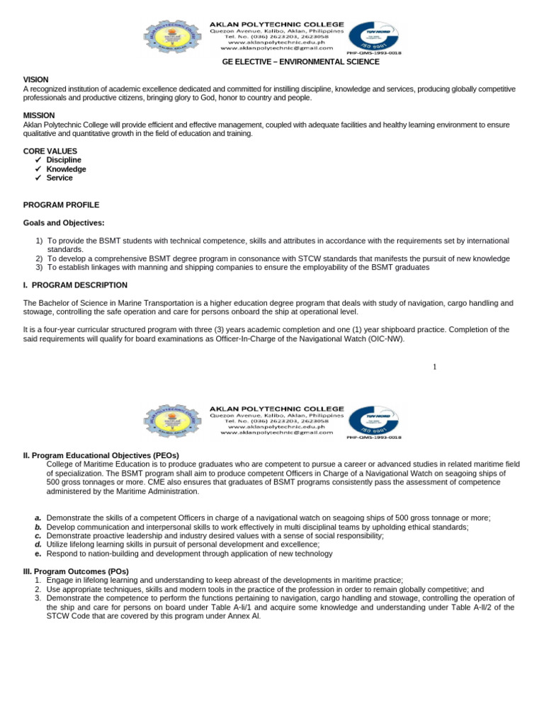 Ge Elective-Compedium-New-Template | PDF | Ecosystem | Science
