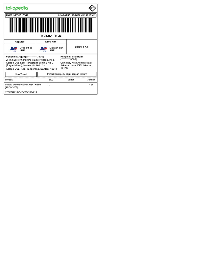 Pengaturan Label Pengiriman 1 | PDF