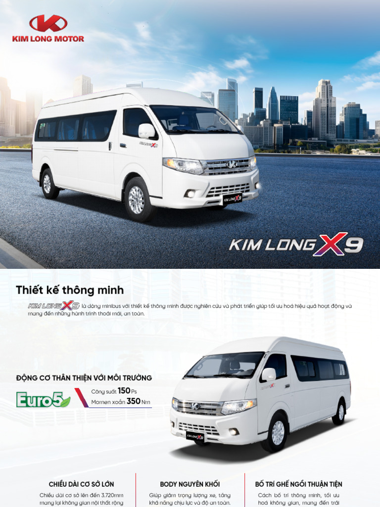Brochure Mini Bus Kim Long x9 - Vie N 1 | PDF