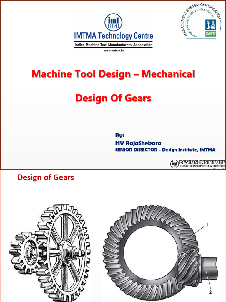 Design of Gears | PDF | Gear | Machines