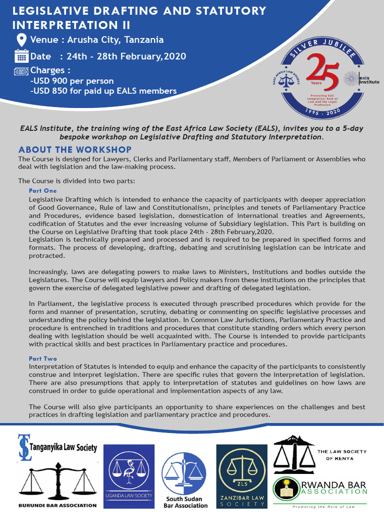 Legislative Drafting 2020 | PDF | Statutory Interpretation | Legislature