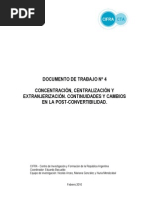 Cifra concentracion extranjerización y cambios