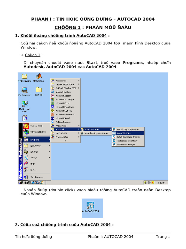 Tin Ud - Autocad.matlab | PDF