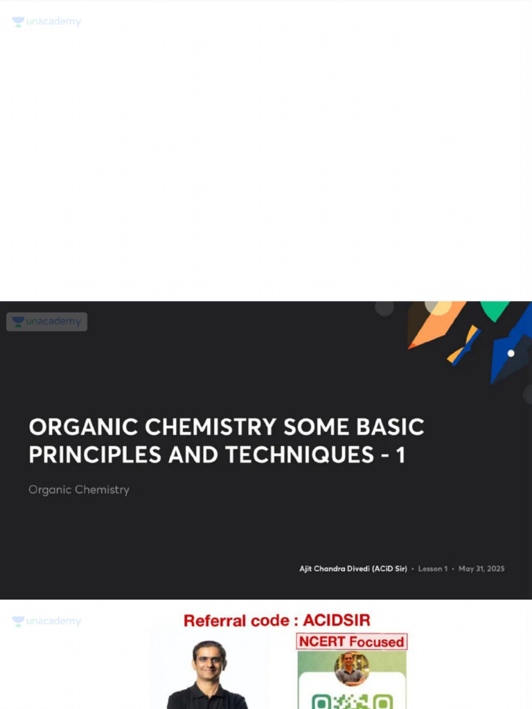 Organic Chemistry Some Basic Principles and Techniques 1 With Anno | PDF