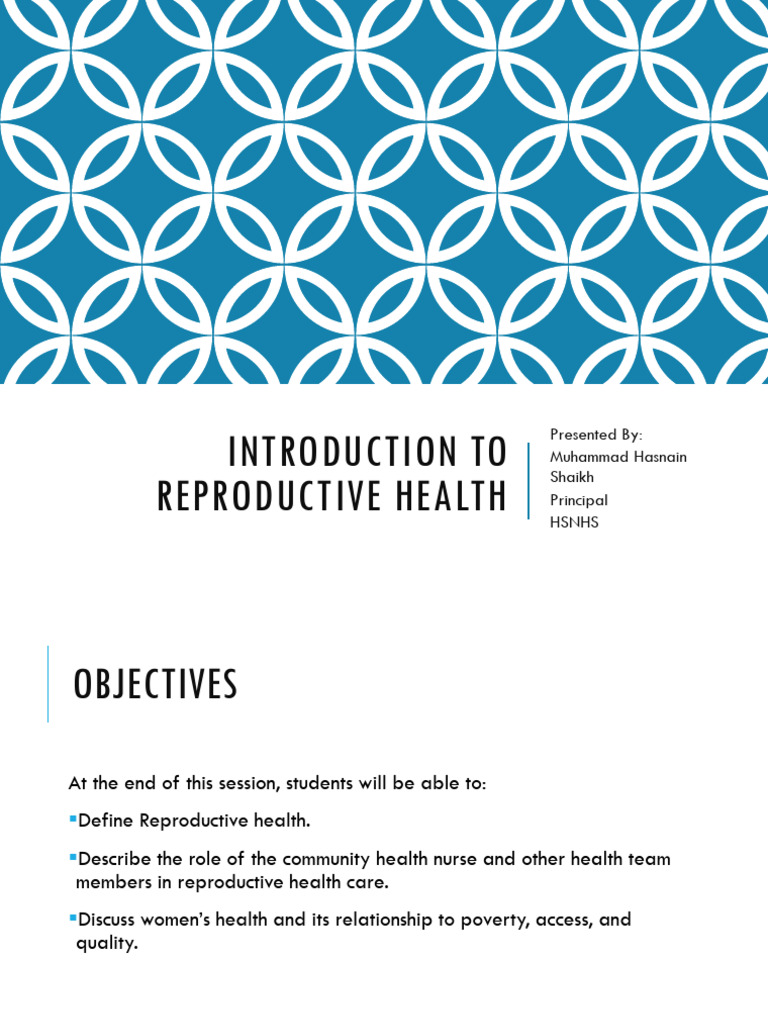 Unit 1 Introduction To Reproductive Health | PDF