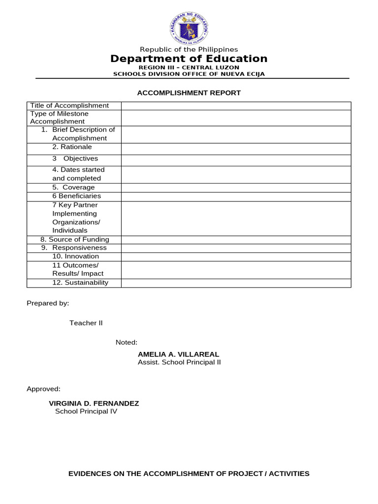 ACR Template | PDF