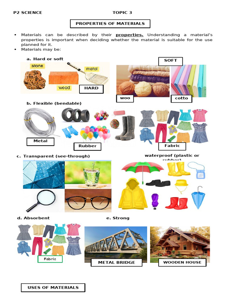 p2 Science - Summary Topic 3 - s2 | PDF