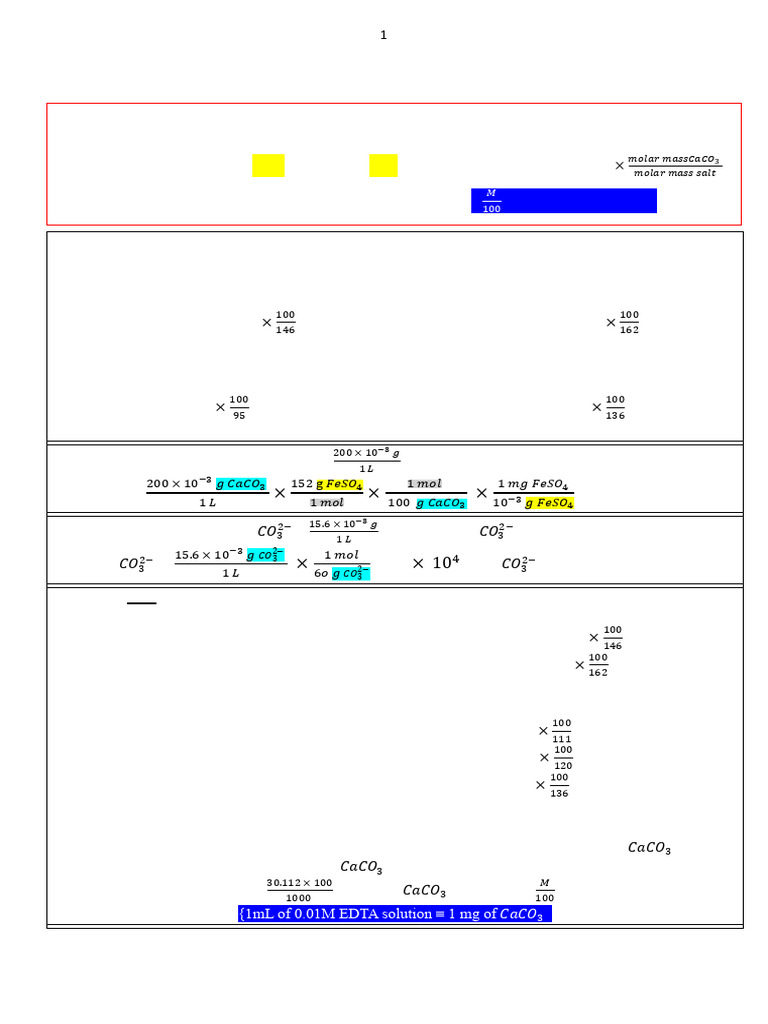 Chapter-17 Note (1) | PDF | Parts Per Notation | Mole (Unit)