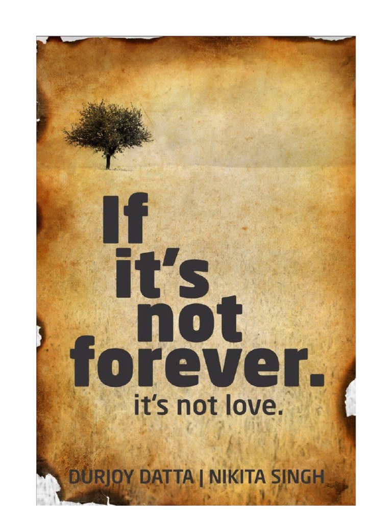 If its not forever its not love pdf