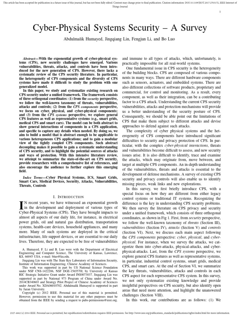 Survey | PDF | Computer Security | Security
