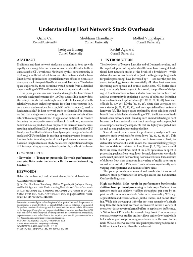Network Stack | PDF | Network Interface Controller | Computer Networking