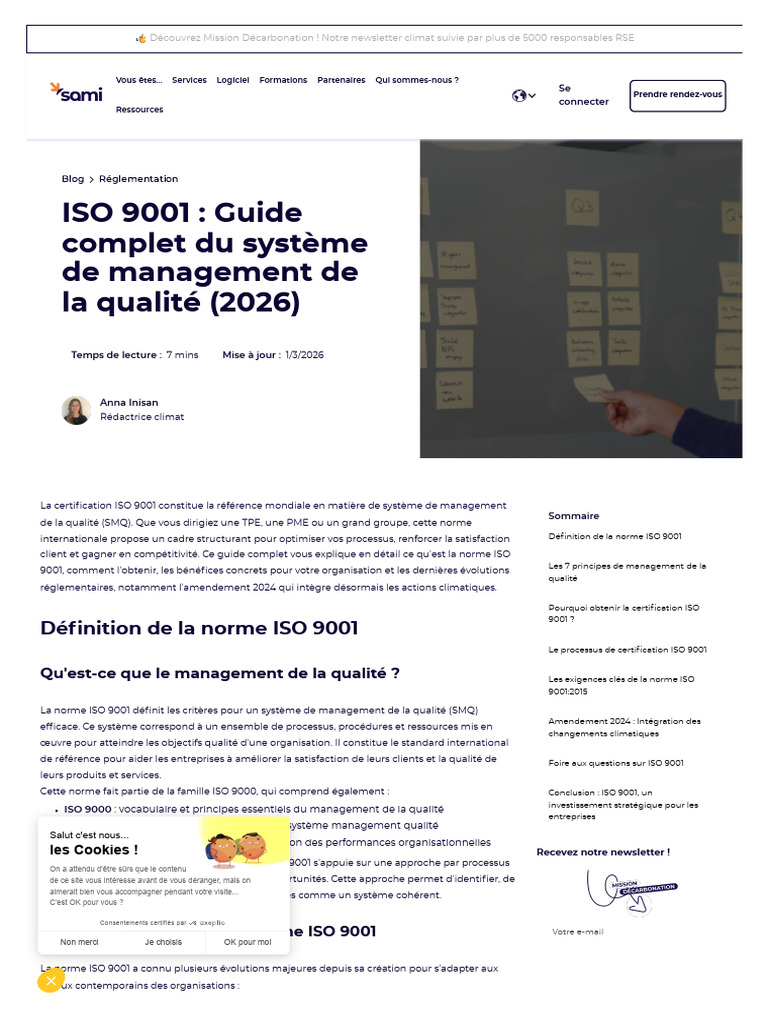 ISO 9001 - Guide Complet Du Système de Management de La Qualité (2026 ...