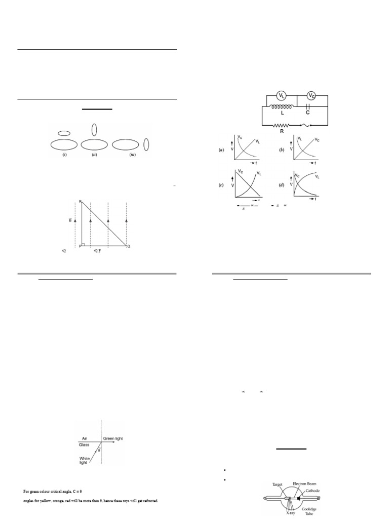 Physics Class Xii Sample Paper Test 04 For Board Exam 2025 Answers ...
