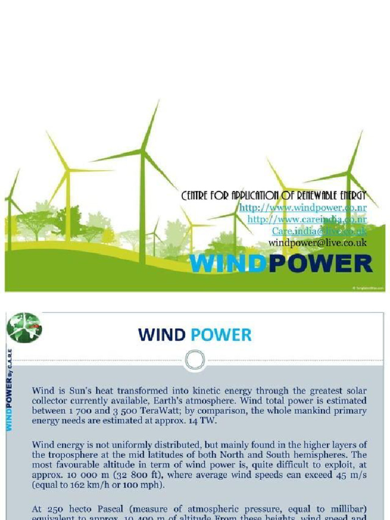 Wind Power | PDF