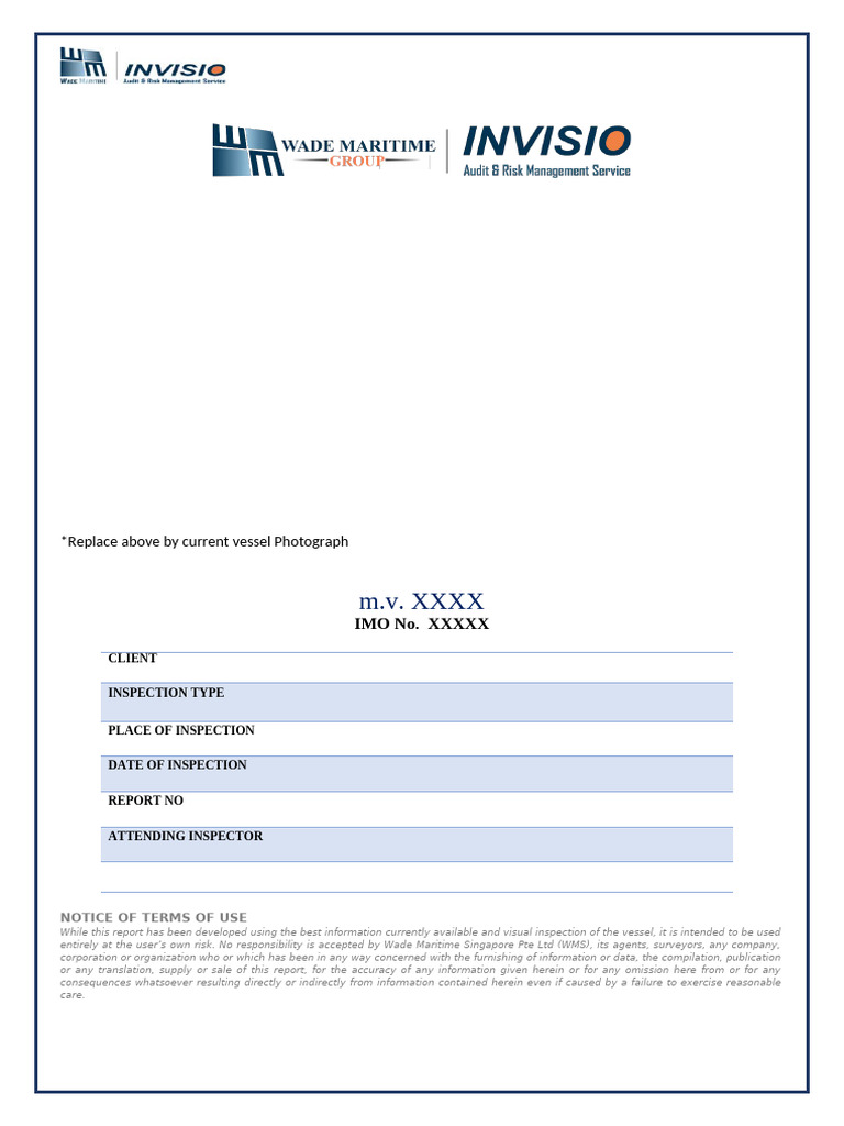 Vessel Inspection Checklist | PDF | Sailor | Safety