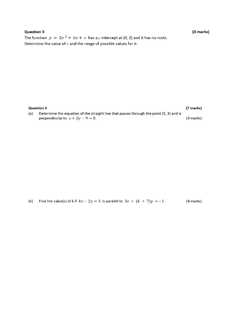 Yr 11 Functions and Graphs | PDF