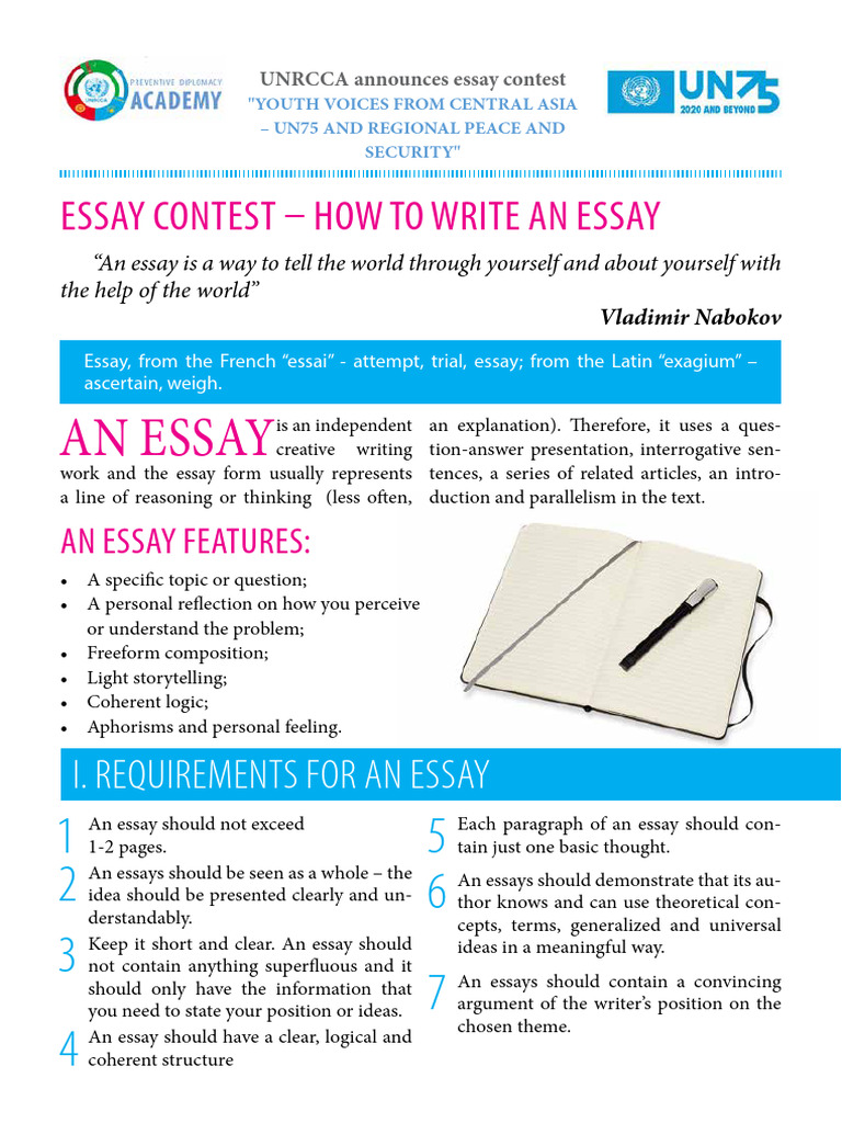How To Write An Essay Eng 4 2 | PDF | Essays | Argument