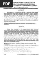 Download optimasi produksi by Ari Utukufu SN100621614 doc pdf