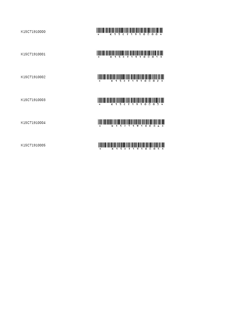 Test Barcode 1 | PDF