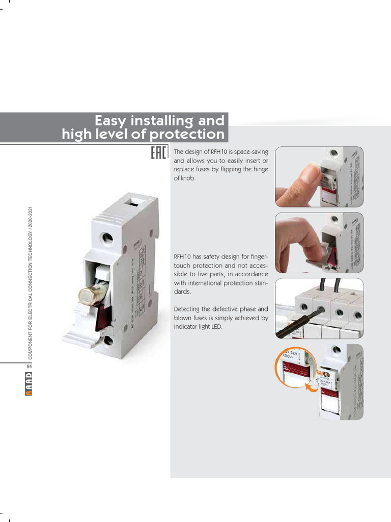 Fuse Switch Disconnector-Raad | PDF | Fuse (Electrical) | Electrical ...