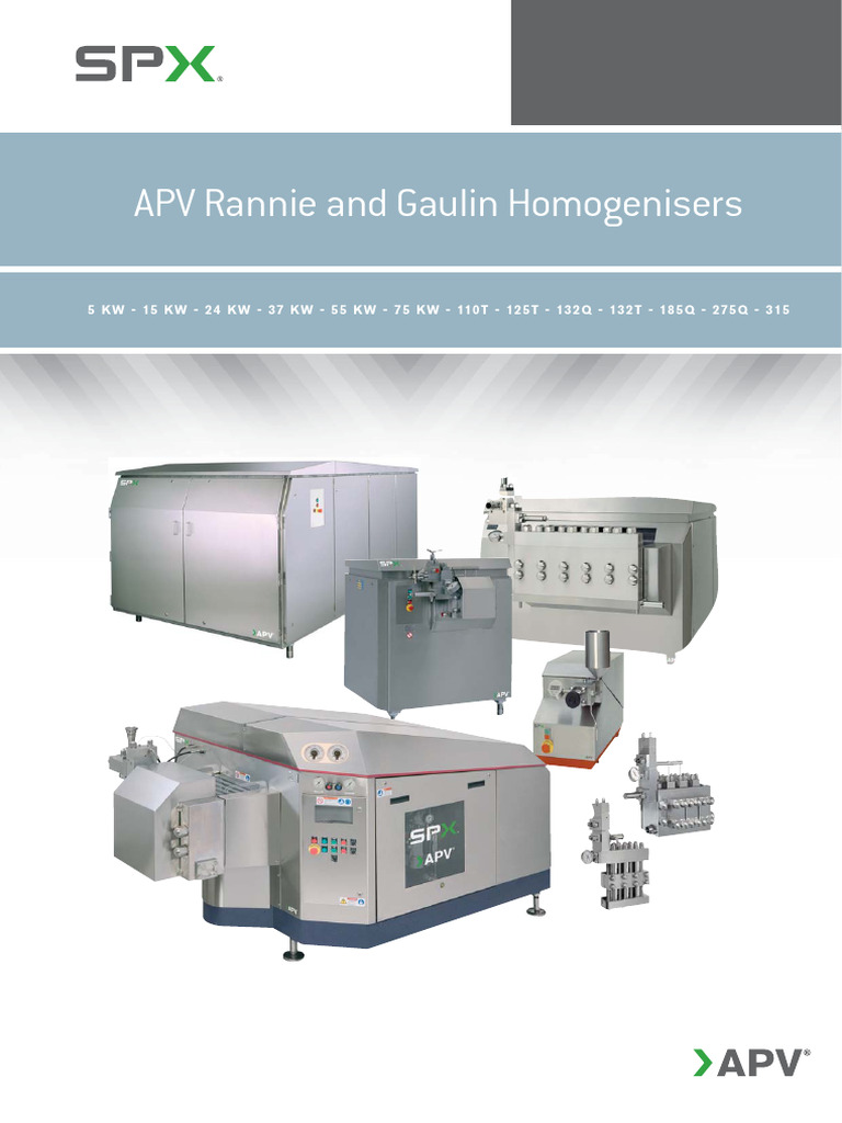 APV Homogeniser General Brochure 3000 11-08-2013 GB | PDF | Valve ...