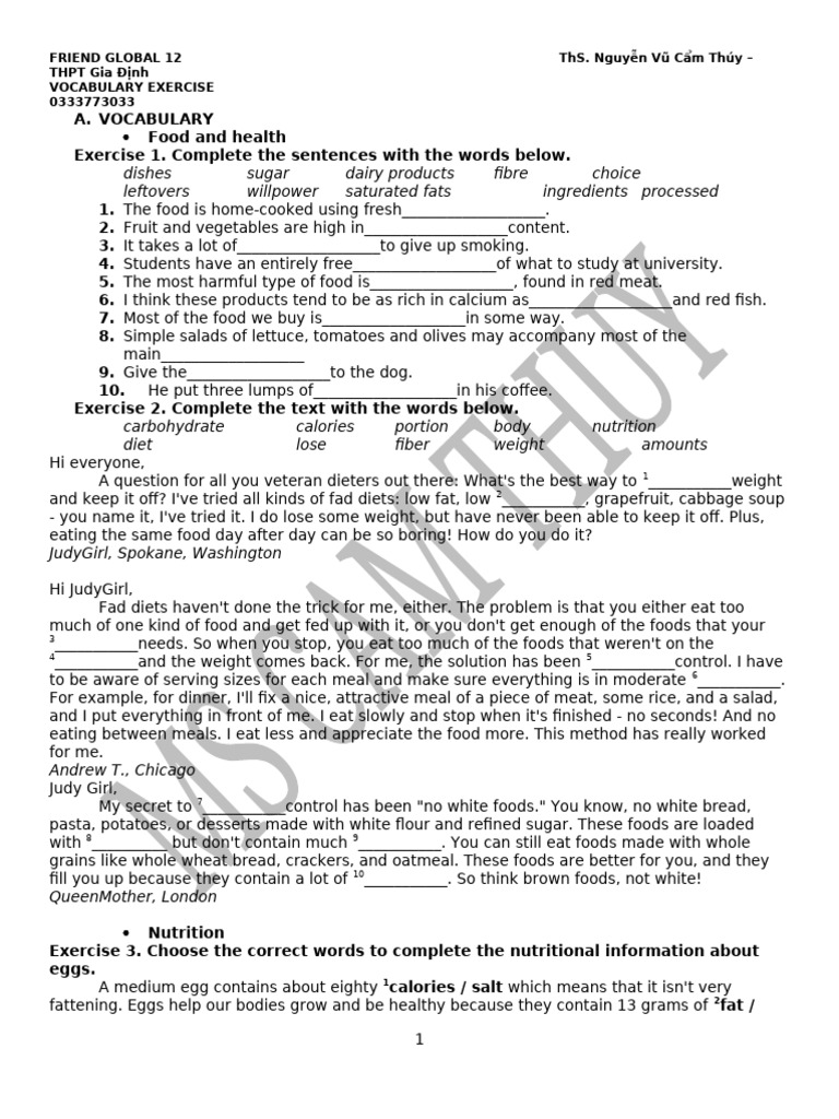 Unit 6 BT Vocab | PDF