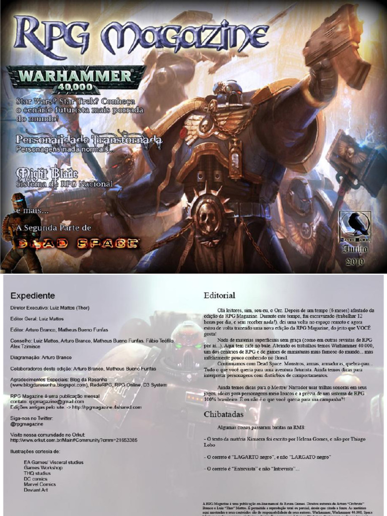 Outros RPG Magazine 09 40k | PDF
