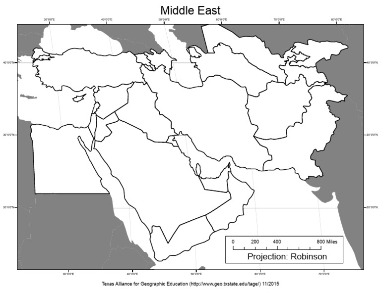 TAGE MiddleEastPolitical Map | PDF