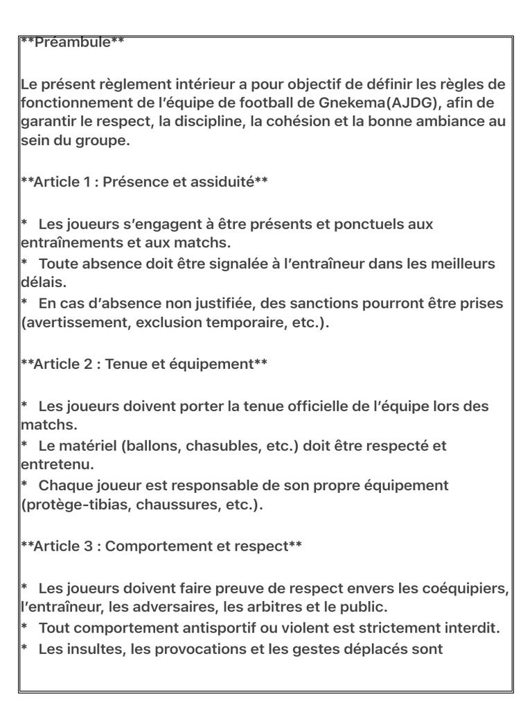 Préambule | PDF