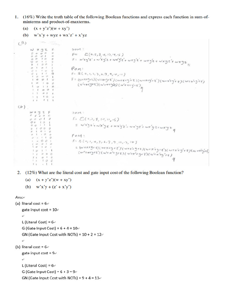 HW2 Refsol | PDF