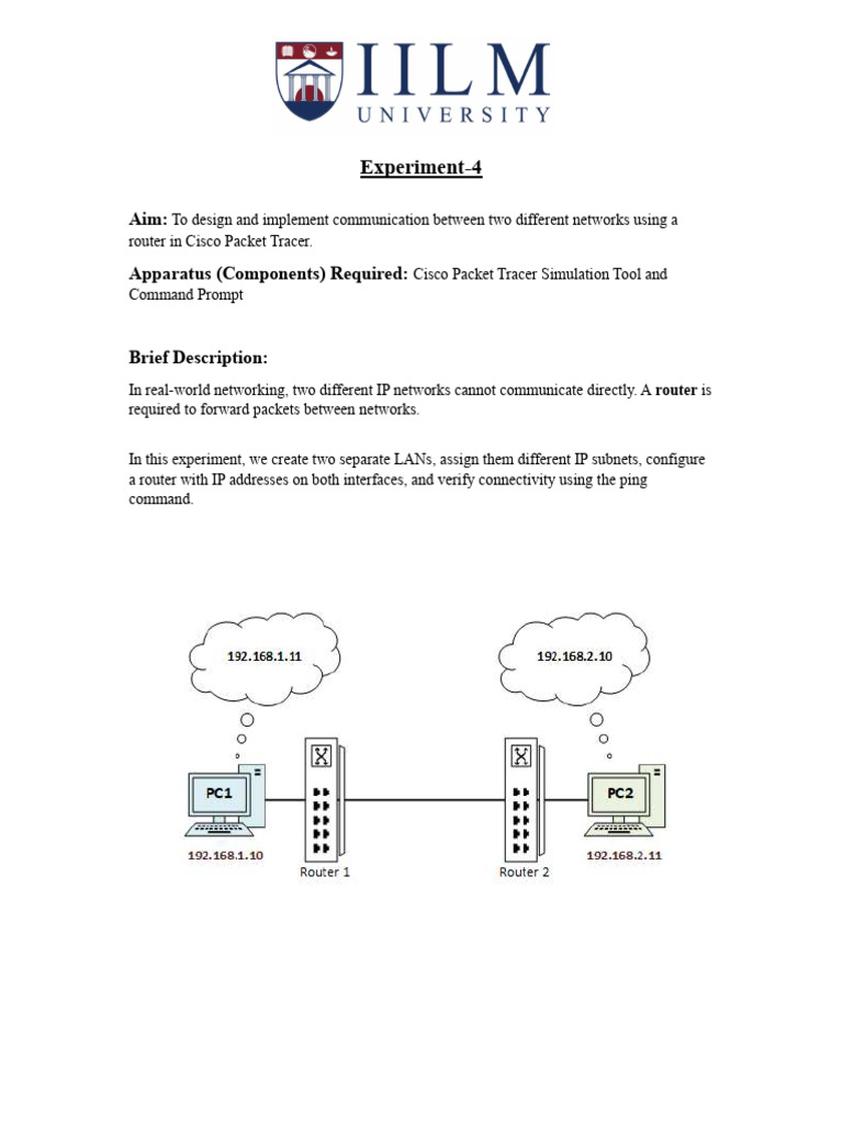 DCN Exp 4 | PDF