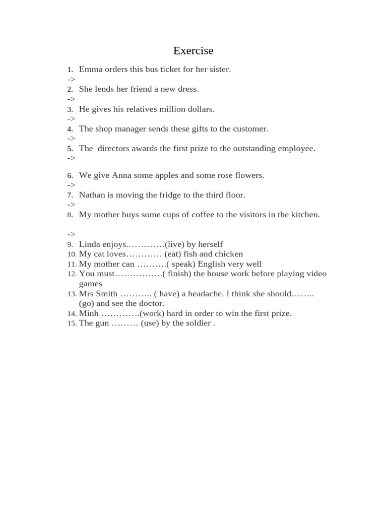 Exercise | PDF