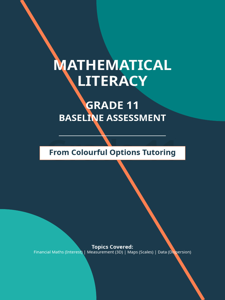 MathLitGr11Baseline - Tex 2 | PDF | Mathematics