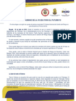 El Lado Humano de La Ayuda para El Putumayo: Bogotá, 19 de Julio de 2012 Comunicado de Prensa #335