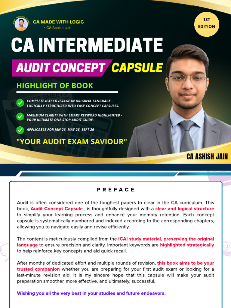 CA Inter Audit Concept Capsule | PDF