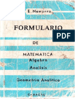 navarro, e. - fórmulas de matemática